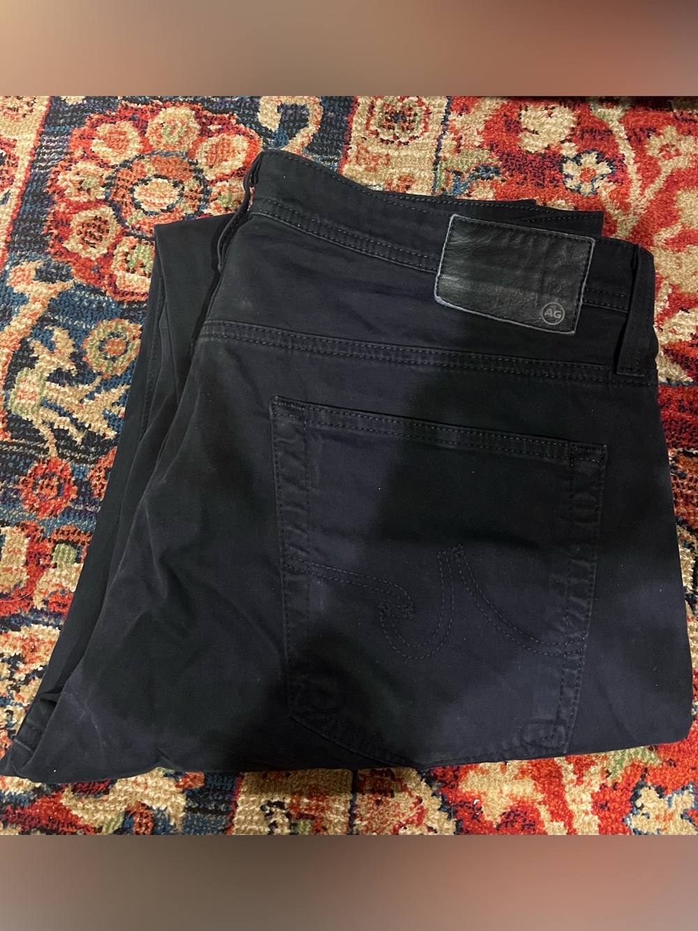AG Sueded Sateen Everett Slim Straight Jean Size 34x32